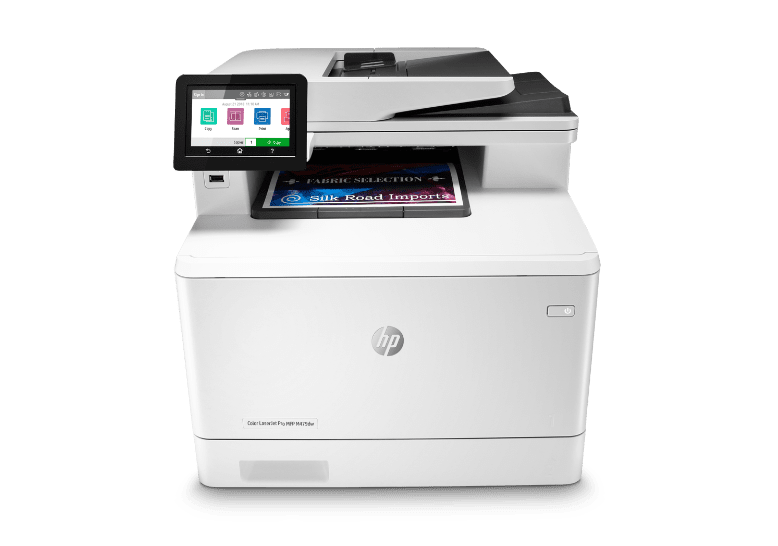 Front of HP Color LaserJet Pro 400